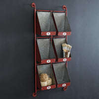 Vintage Wall Cubby Storage