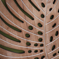 Monstera Leaf Wood Wall Decor