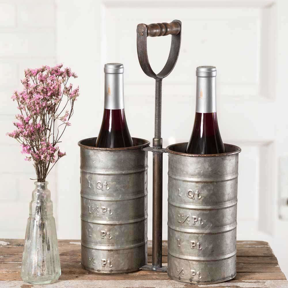 Metal Bottle Caddy