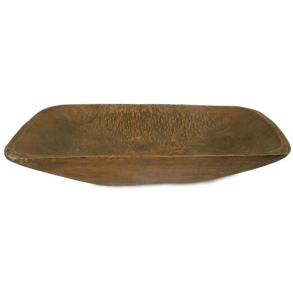 Decorative Rectangle Wood Trench Bowl - Adley & Company Inc. 