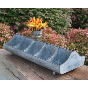 Galvanised Metal Party Caddy, Trough
