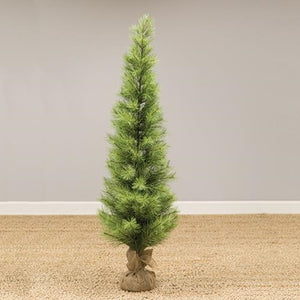 Slim Long Needle Artificial Pine Tree - Adley & Company Inc. 