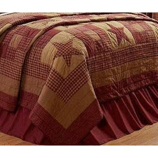 Star Burgundy Quilted Throw Blanket,throw blanket,Adley & Company Inc.