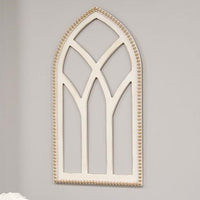 Beaded Cathedral Window Wall Decor