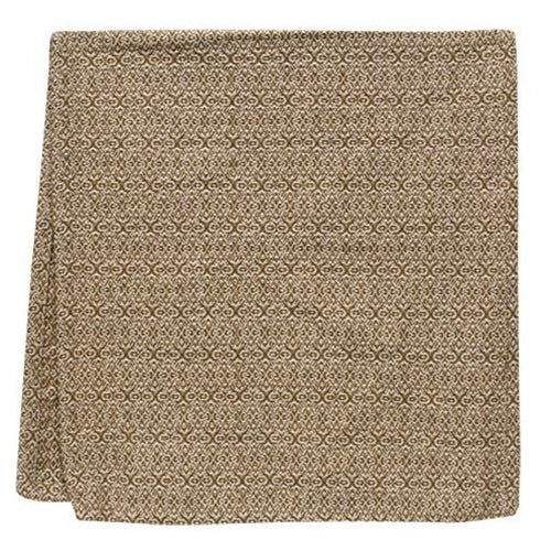 Fairfax Mustard Cream Cotton Table Runner
