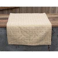Fairfax Mustard Cream Cotton Table Runner