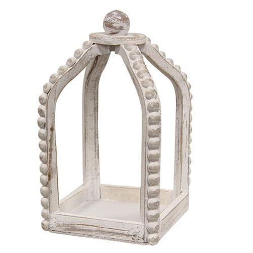 Open Air Beaded Candle Lanterns, Set of 2