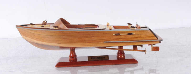 Runabout Canoe Model Boat,model boat,Adley & Company Inc.