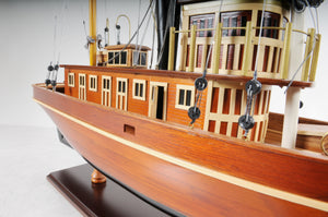 Hand Crafted Seguin Tugboat Model Boat,model boat,Adley & Company Inc.