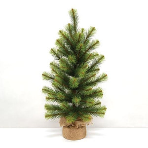 Empire Faux Pine Tree with Burlap Base, 24", 30"