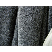 Shaggy Grey & White Wool Blanket Throw - Adley & Company Inc. 