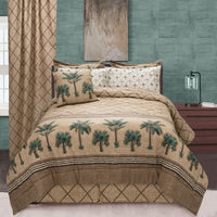 Kona Palm Tree Tropical Comforter Set