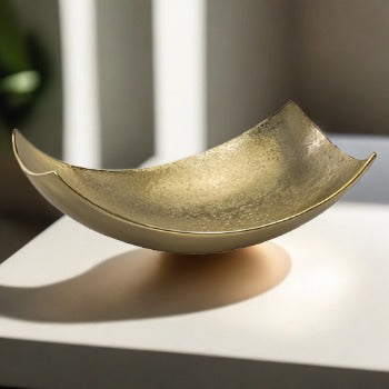 Gold or Silver Metal Decorative Bowl,decorative bowl,Adley & Company Inc.