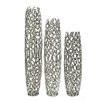 Twig Openwork Tall Metal Vases - Used in The Big Bang Theory,Vase,Adley & Company Inc.