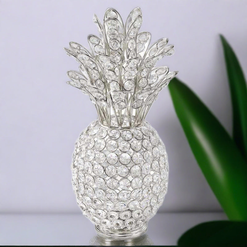 Crystal Pineapple Tea Light Candle Holder - Adley & Company Inc. 