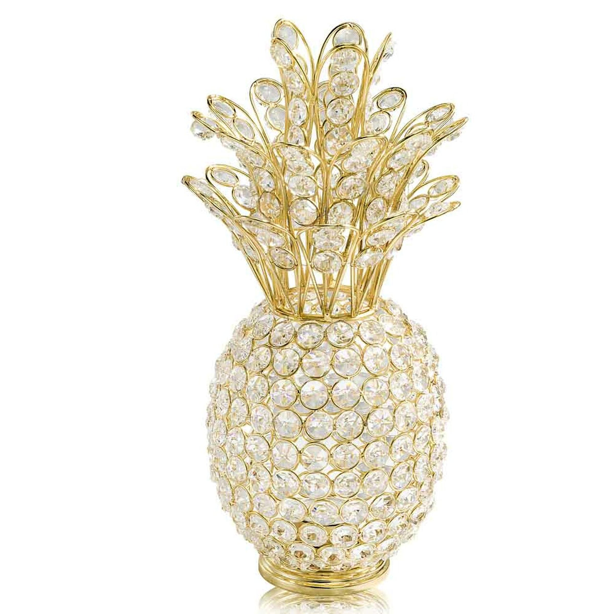 Crystal Pineapple Tea Light Candle Holder - Adley & Company Inc. 