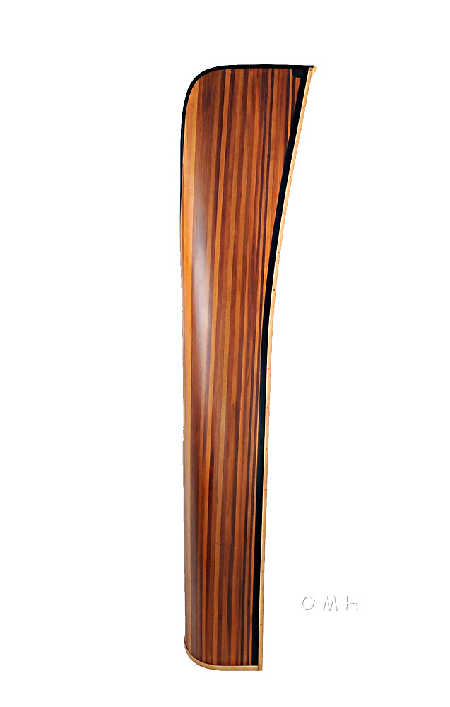 Hand Crafted Wooden Canoe Book Shelf