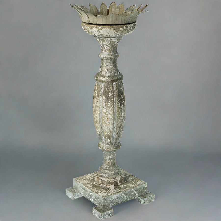 Beatrice Carved Candle Holder