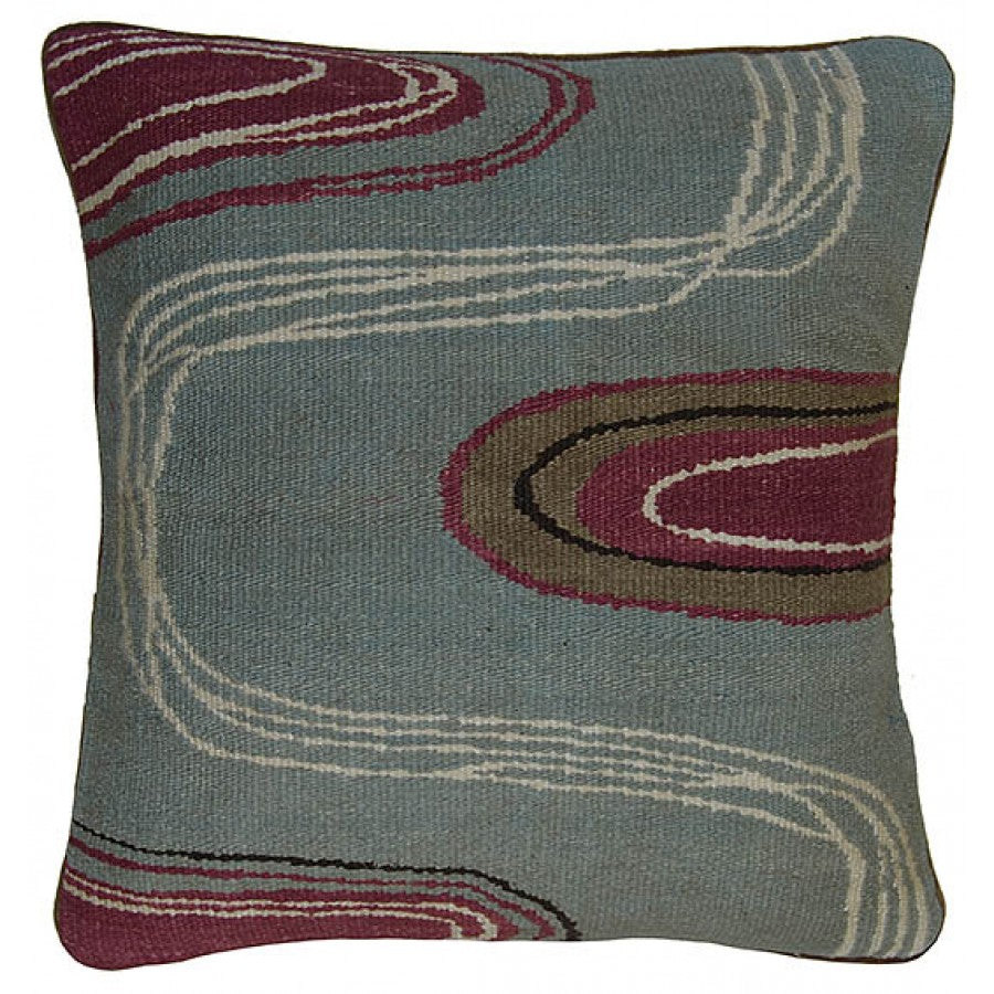 Hand Woven Aubusson Decorative Cushion,throw pillow,Adley & Company Inc.