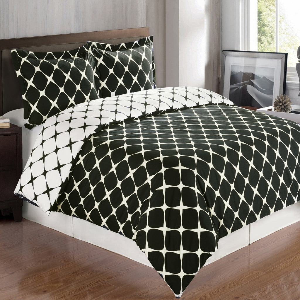 Black and White Duvet Cover Set,bedding set,Adley & Company Inc.