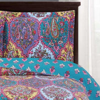 Paisley Boho Purple Bedspread Set,bedspread,Adley & Company Inc.