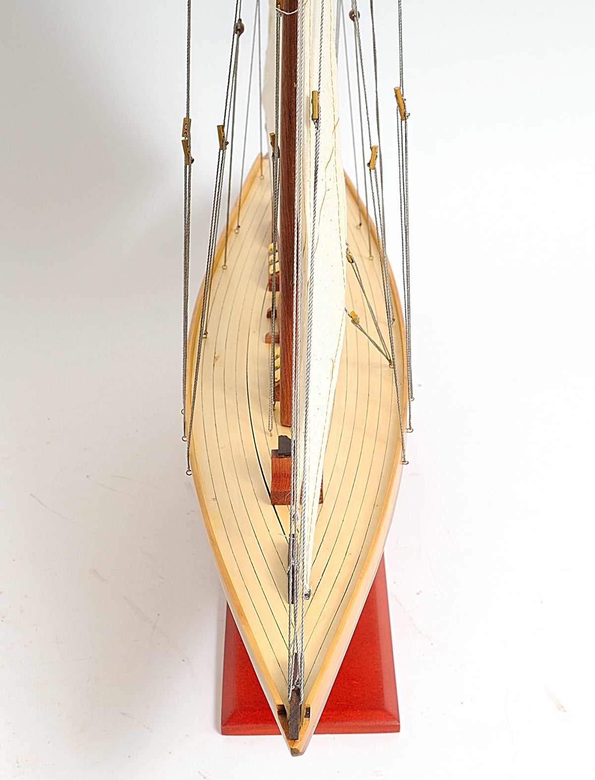 Shamrock V Sailing Yacht Model Boat - Adley & Company Inc. 