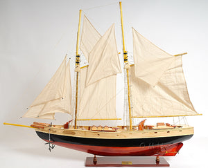 Bluenose II painted Medium Model Ship