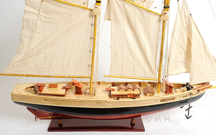 Bluenose II painted Medium Model Ship