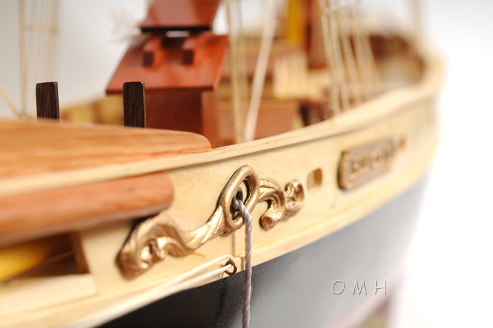 Bluenose II painted Medium Model Ship