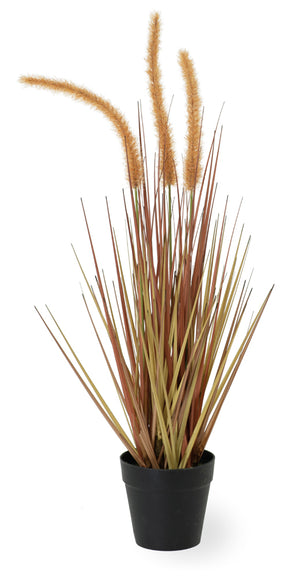 Artificial Dogtail Grass Plant, Set of 4