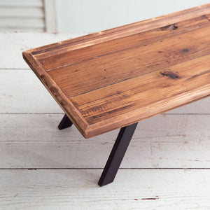 Inlet Raised Wood Serving Tray