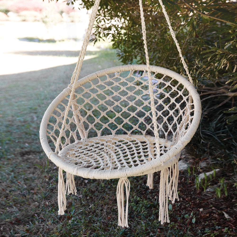 Boho Beach Macrame Hammock Chair