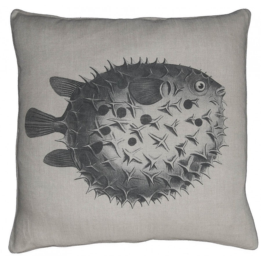 Puffer fish outlet pillow